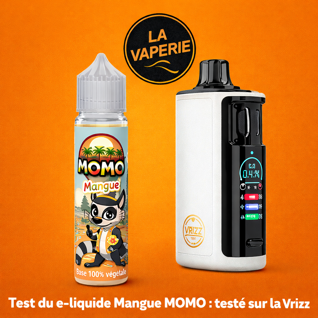 Test du e-liquide Mangue de chez MOMO : une mangue fraîche qui vaut le détour